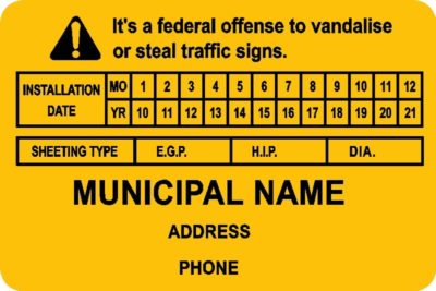 Sign Date Decal