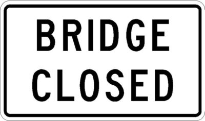 48" x 30" Bridge Closed