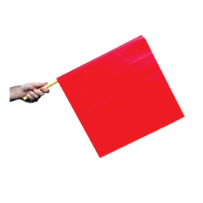 Red Safety Flag