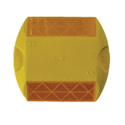 Permanent Pavement Marker - Two Way Amber