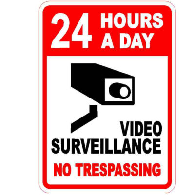24 Hours A Day Video Surveillance