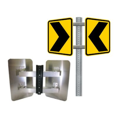 Adjustable Chevron Sign Bracket