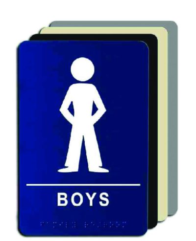 ADA Braille Sign - Boys