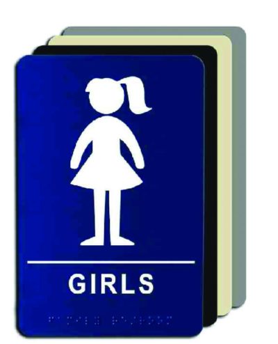 ADA Braille Sign - Girls