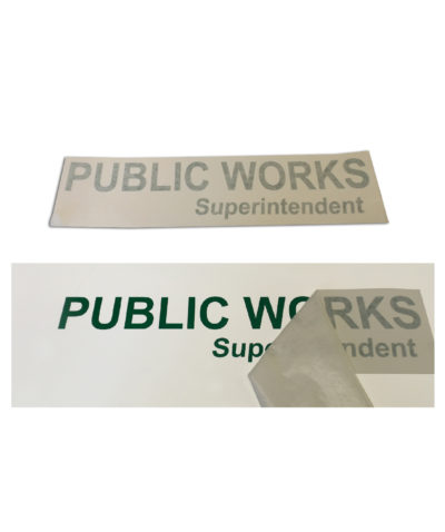 Cut Vinyl Decals