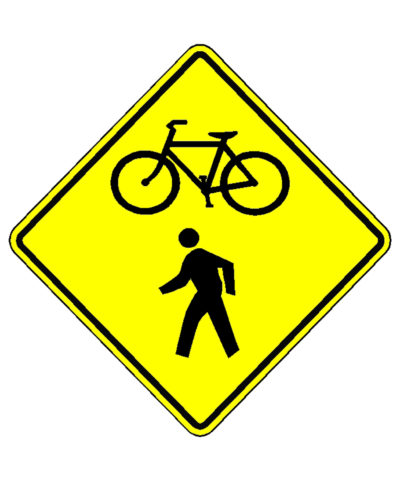 Bicycle-Pedestrian Sign