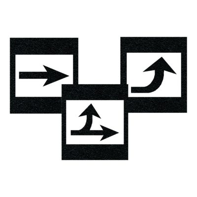 Federal MUTCD/DOT Arrows Stencil Kit