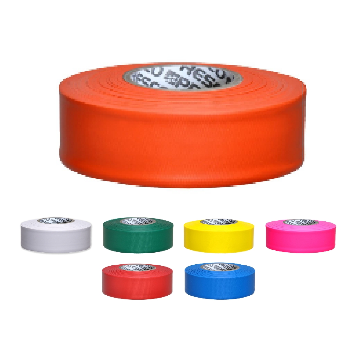 Flagging Tape for Boundaries and Hazardous Areas Non-Adhesive Tape Blue 