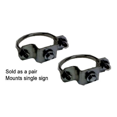 Econo Saver Black Heavy Duty Pipe Post Clamps