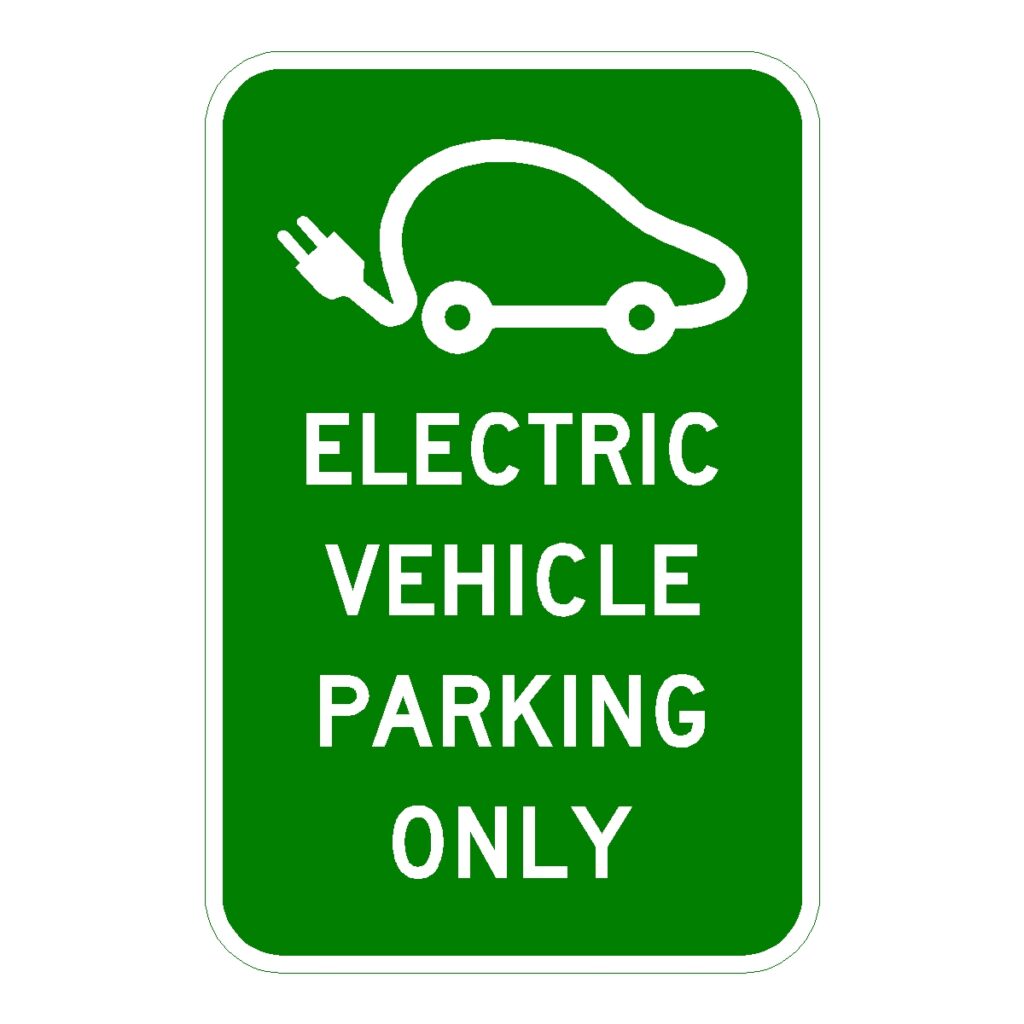 Electric Vehicle Parking Only Econosigns LLC